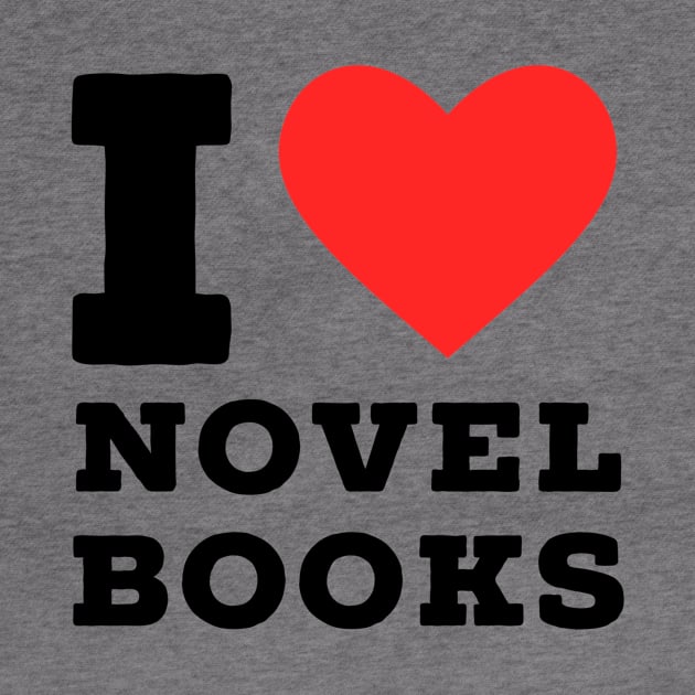 i love novel books by richercollections